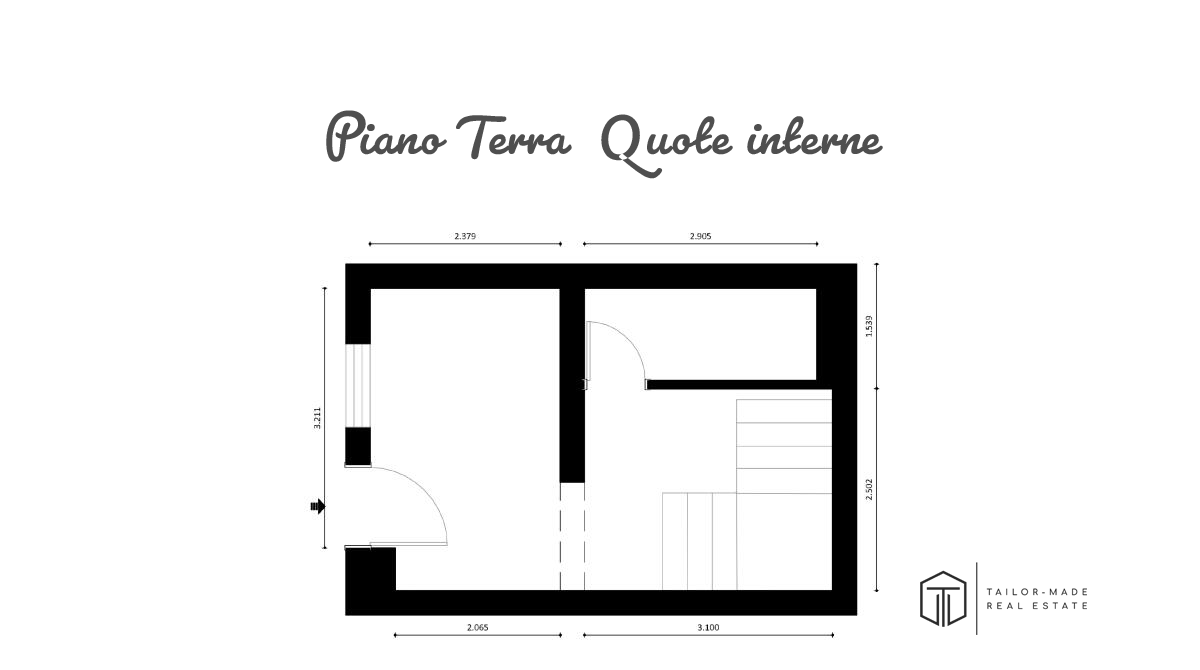 Planimetria piano terra quotata