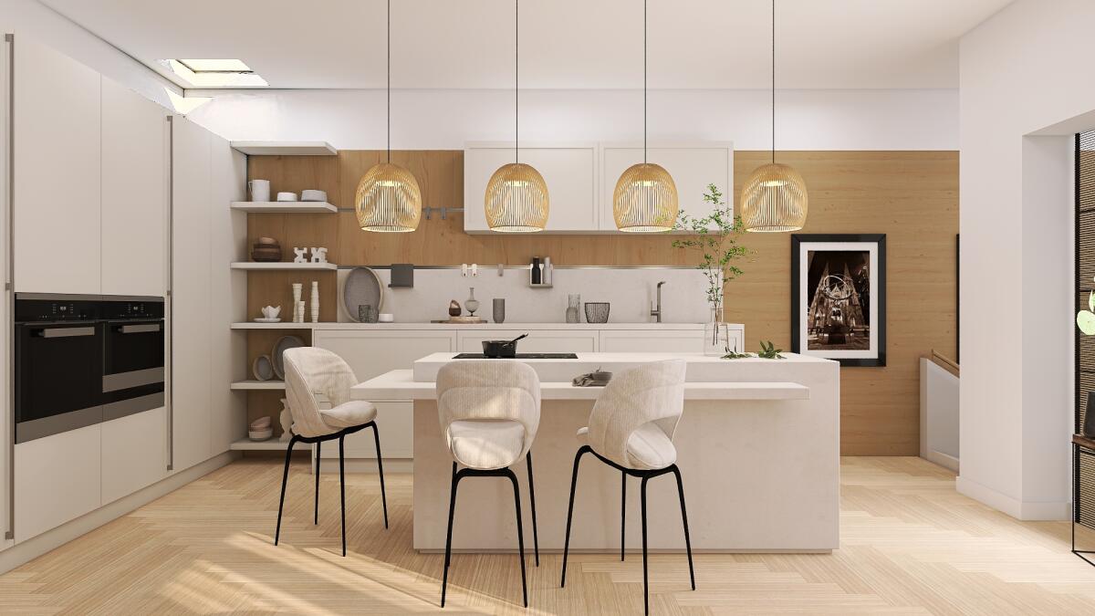 Render angolo cucina