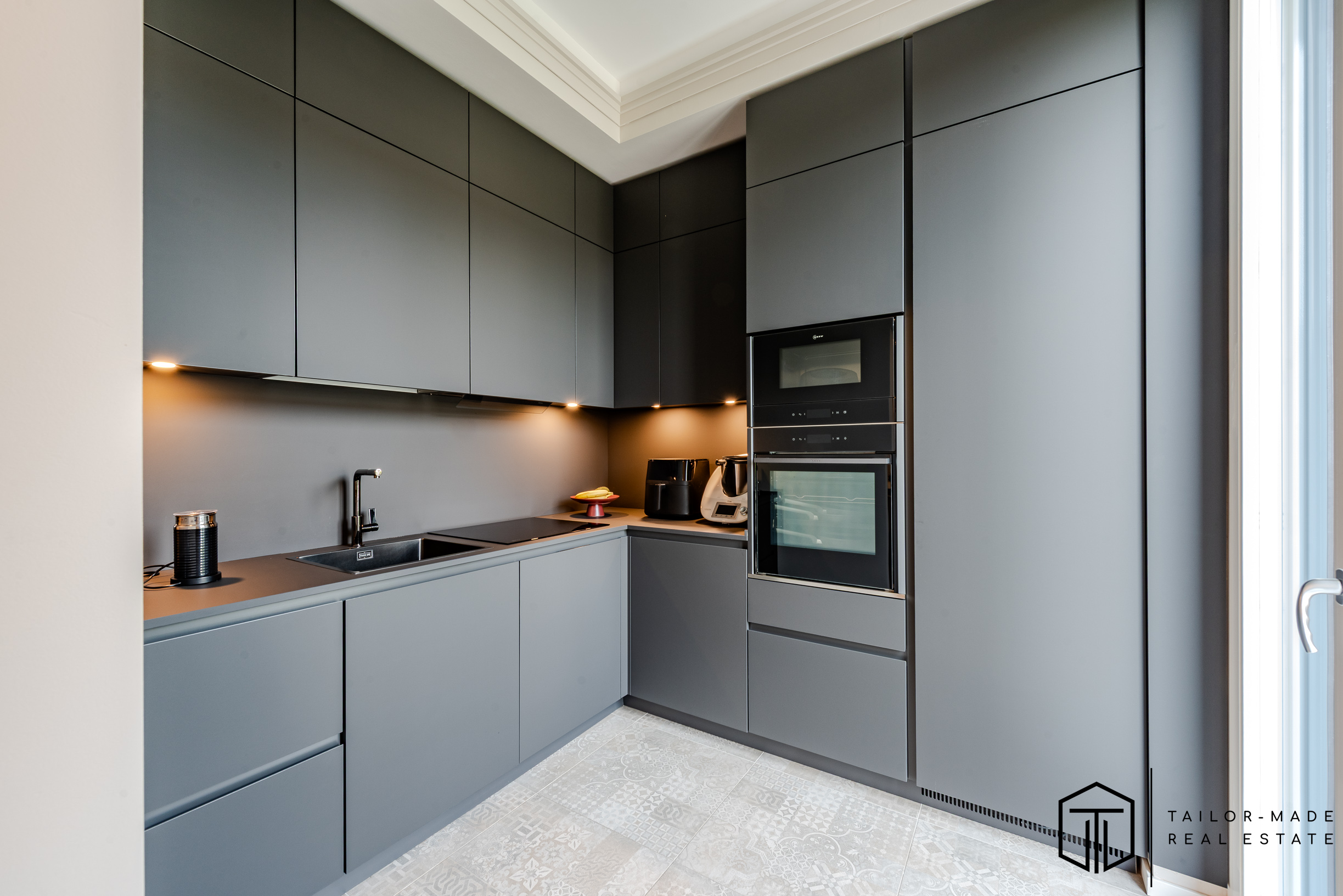 Cucina Arclinea aperta sulla zona giorno
